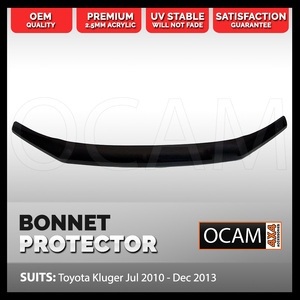 Bonnet Protector for Toyota Kluger Jul 2010 - Dec 2013 Tinted Guard