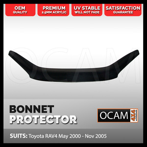 Bonnet Protector for Toyota RAV 4 May 2000 - Nov 2005 Tinted Guard