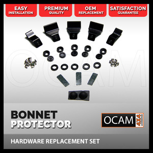 Replacement Bonnet Protector Clips for Ford Ranger PX 2011-2015 Tinted Guard