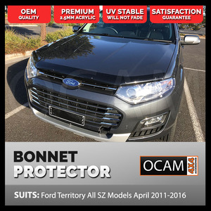 Bonnet Protector For Ford Territory All SZ Models April 2011-2016 Tinted