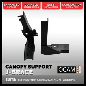 OCAM 4x4 Canopy Support J-Brace to suit Ford Ranger Next-Gen 06/2022+ XLS XLT WILDTRAK