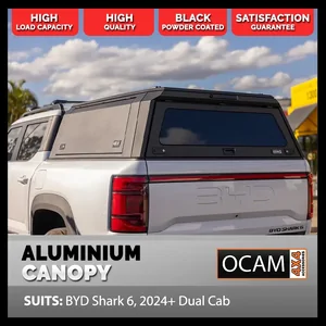 OCAM GEN2 Aluminium Canopy For BYD Shark 6, 2024+ Dual Cab