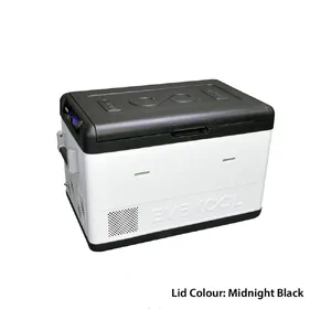 EvaKool Down Under II 65L Dual Zone Fridge/ Freezer -Midnight Black DU265-DZ-BLK