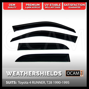 OCAM Weathershields Window Visors For Toyota 4 RUNNER Surf 1992-1995
