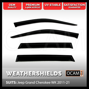 OCAM Weathershields For Jeep Grand Cherokee WK 2011-20 Window Visors