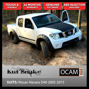 Kut Snake Flares for Nissan Navara D40 2005-2015 ABS (Code #7/7)