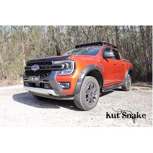 Kut Snake Flares for Ford Ranger NextGen 06/2022-On, Wildtrak, ABS, No-Drilling, Complete Set, Unpainted (#69-1/#69)