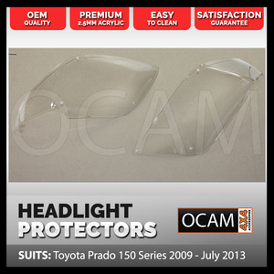 OCAM Headlight Protectors for Toyota Prado 150 Series 2009 - July 2013