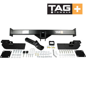 TAG+ Heavy Duty Towbar to suit Toyota Landcruiser 79 (01/2007-On), 3500kg/350kg Tow Bar, Complete With: Ball & Plug & Play Harness
