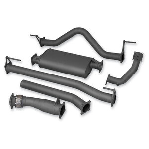 3" Turbo Back Exhaust, No Cat & Large Muffler for Nissan Navara D40 Redback Extreme Duty