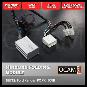 Central Lock Mirrors Folding Module for Ford Ranger PX PXII PXIII (Suits OCAM Powerfold Towing Mirrors)
