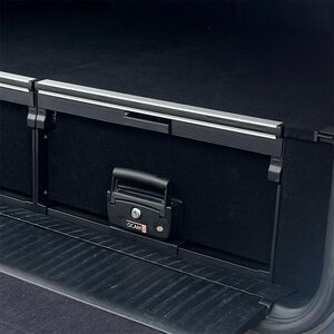 OCAM Aluminium Rear Drawer 700x450x275mm, Black Carpet, With Fixed Top