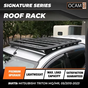 OCAM Signature Platform Roof Rack for Mitsubishi Triton MQ/MR, 05/2015-2023, Dual Cab, 1350x1155mm