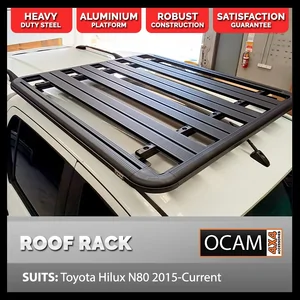 OCAM CMM Aluminium Platform Flat Roof Rack for Toyota Hilux N80 2015-Current
