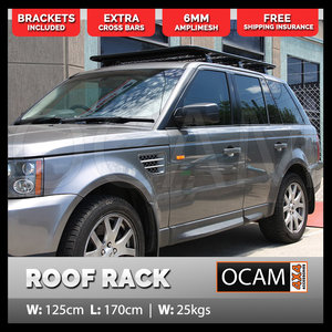 OCAM Aluminium Flat Roof Rack For Range Rover Sport L320 Alloy 1.7M