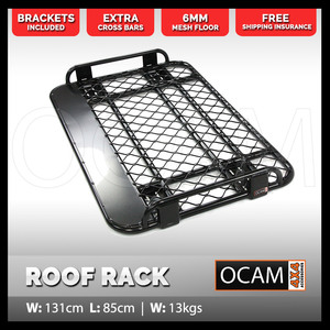 Aluminium Tradesman Roof Rack for Single Space Extra Cab 850x1314mm Alloy