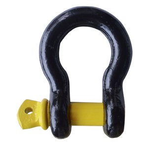 Roadsafe Heavy Duty Bow Shackle Recovery 4750kg - Black/Yellow 4WD Rated
