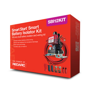 REDARC 12V Smart Start Battery Isolator & Wiring Kit SBI12KIT