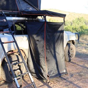 OCAM Night Sky Camping Instant Shower Awning Tent Room, With LED Light, 420D Oxford