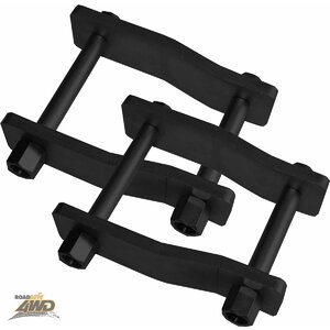 Roadsafe Extended Shackles, Rear, For Nissan Navara D22 50MM, Heavy Duty