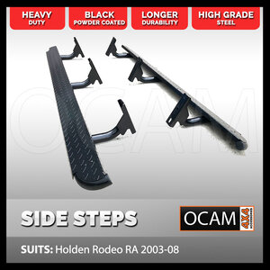 Heavy Duty Side Steps for Holden Rodeo RA 2003-08