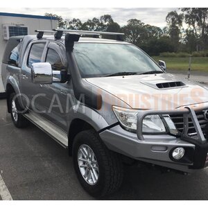 OCAM TM3 Towing Mirrors For Nissan Navara D40 2005-15 Chrome, Electric