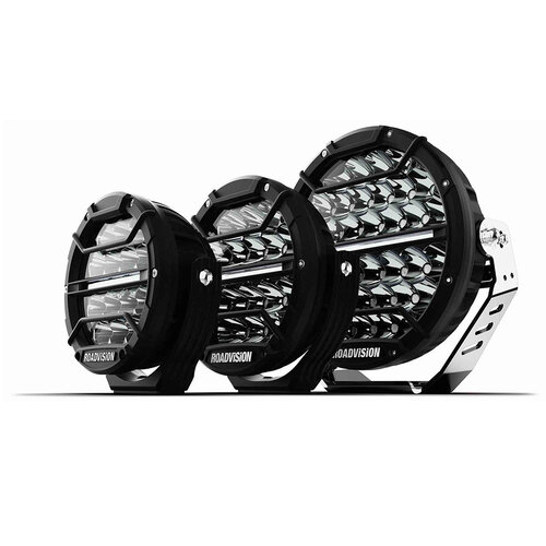 ROADVISION Dominator DL2 Series 6", 7" or 9" LED Spot Lights, 9-32V, Premium, 7-YEAR WARRANTY, IP67 [Universal Fitment: Yes] [DL2 Options: 9" (238mm)]
