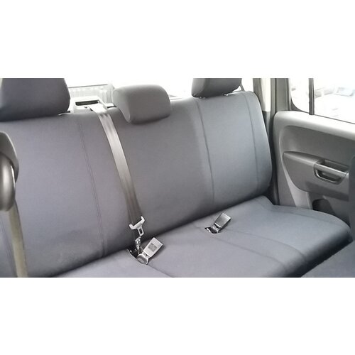Second Row Wetseat Tailored Neoprene Seat Covers for Nissan X-Trail T32, 06/2014-Current, Mid Grey With Black Stitching