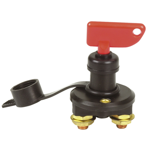 Battery Master Isolator Switch With Removable Key. Rated At 500Amp (Int) And 100Amp (Cont)