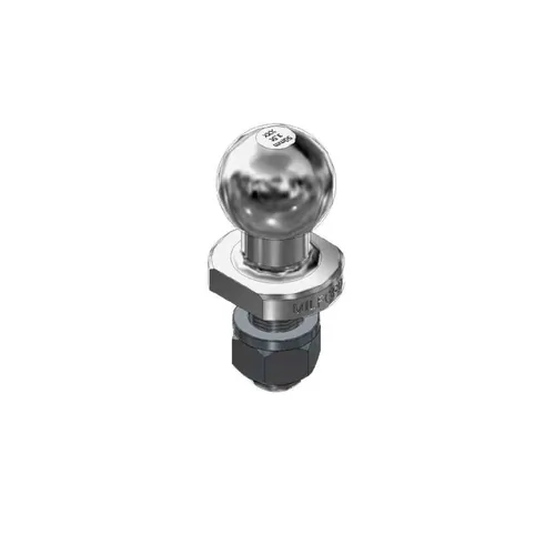 Milford Chrome Tow Ball - 50mm, 3.5 tonne W/Flats