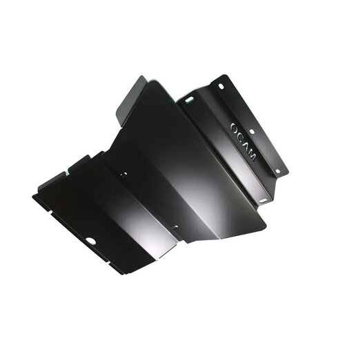 OCAM Aluminium Bash Plates For Holden Colorado RG 07/2016-20, 6mm Black