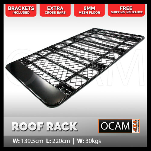 Aluminium Flat Roof Rack For Toyota Landcruiser 76 Series Wagon 2.2M Alloy