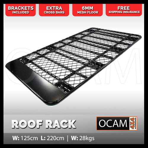 Aluminium Flat Platform Roof Rack For Landcruiser, Patrol, Pajero 2200 x 1250mm