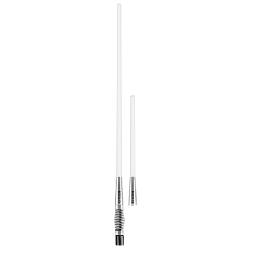 Uniden Fibreglass Radome Dual Removable Whip Pack White ATX970W-TWIN