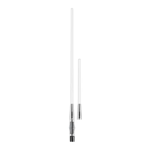 Uniden Fibreglass Radome Dual Removable Whip Pack White ATX970W-TWIN