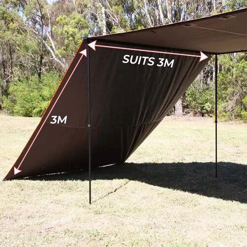 OCAM Night Sky Awning Extension Sheet to suit 3m Side Awnings 4x4 Camping (3m sheet length)