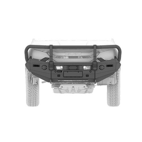 OCAM Deluxe Steel Bull Bar For Isuzu D-MAX 05/2024+, Winch Compatible