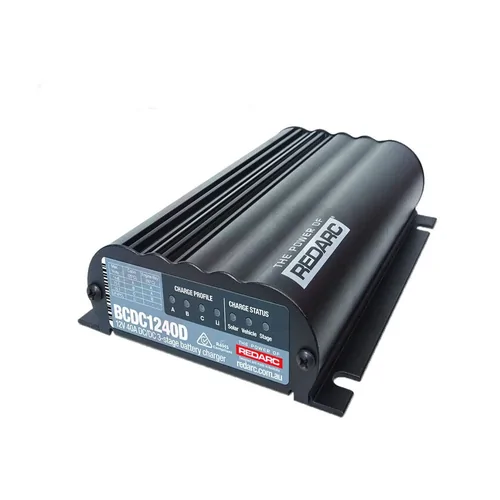 REDARC DC-DC Battery Charger 12V 40A 3 Stage Auto BCDC1240D Dual Input Solar BCDC1240D