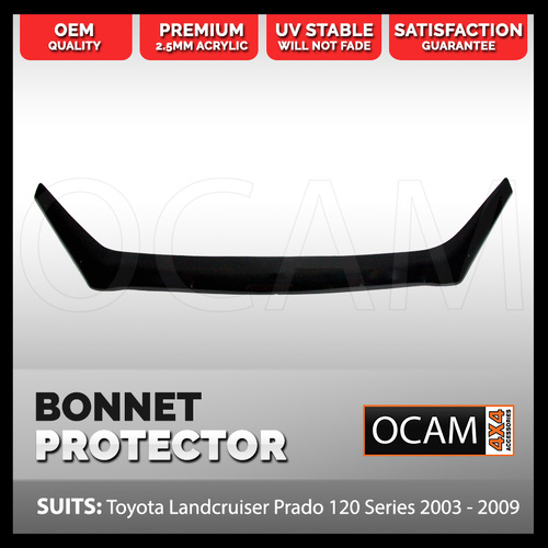 Bonnet Protector for Toyota Landcruiser Prado 120 Series 2003 - 2009 Guard