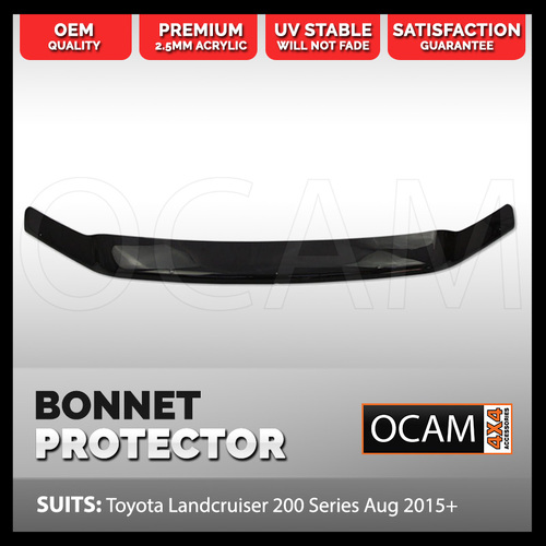 Bonnet Protector for Toyota Landcruiser 200 Series 08/2015- 2021 Tinted Guard