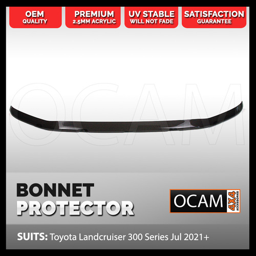 Bonnet Protector for Toyota Landcruiser 300 Series 04/2021-Current, Tinted Guard