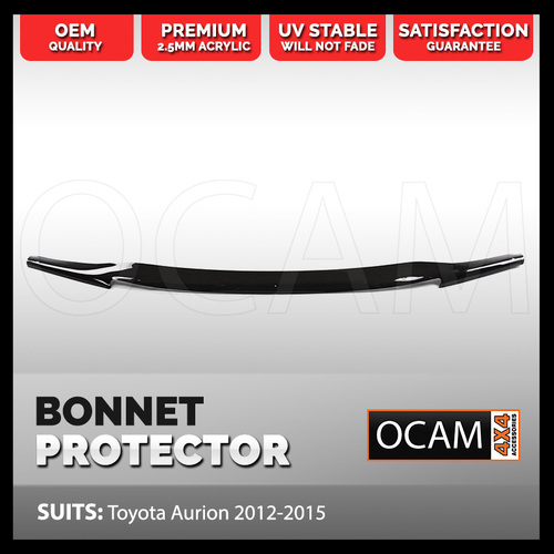 Bonnet Protector for Toyota Aurion 2012 - 2015 Tinted Guard
