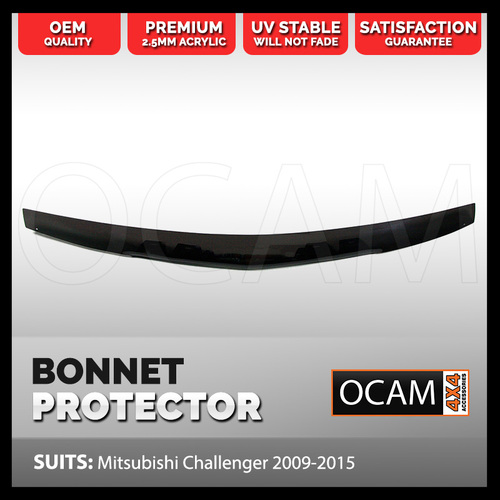 Bonnet Protector for Mitsubishi Challenger 2009 - 2015 Tinted Guard