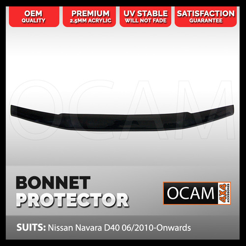 Bonnet Protector for Nissan Navara D40 06/2010-Onwards Guard