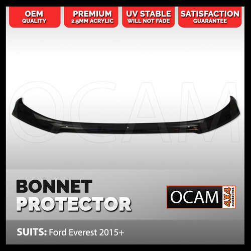 Bonnet Protector for Ford Everest UA 2015-06/2022 Tinted Guard