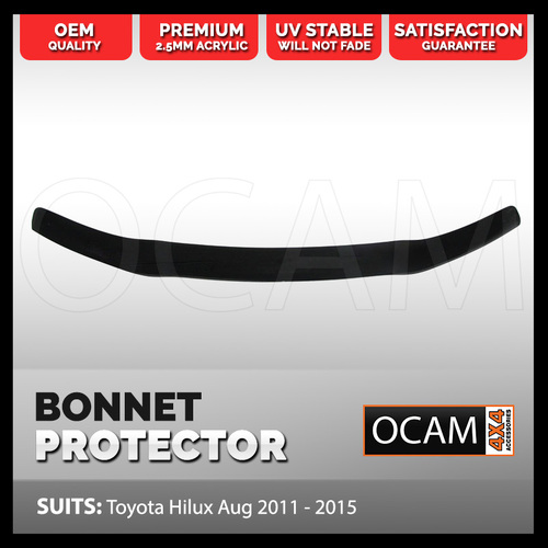 Bonnet Protector for Toyota Hilux N70 08/2011-15 Tinted Guard