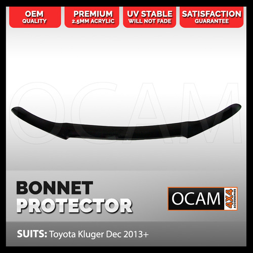 Bonnet Protector for Toyota Kluger GSU5 Dec 2013-2020 Tinted Guard