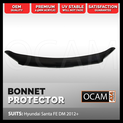 Bonnet Protector for Hyundai Santa FE DM 2012-2018 Tinted Guard