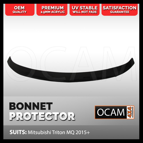 Bonnet Protector for Mitsubishi Triton MQ 05/2015-11/2018 Tinted Guard