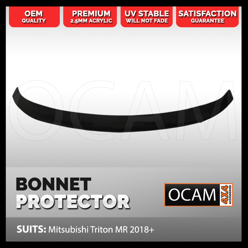 Bonnet Protector for Mitsubishi Triton MR 11/2018-2023 Tinted Guard